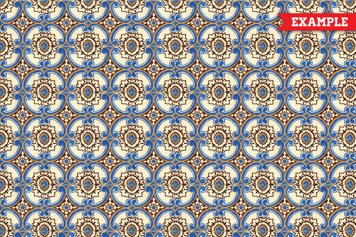200 Seamless Portugal Azulejo Tiles preview 8
