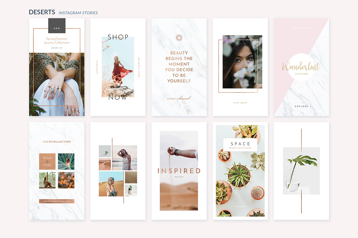 CANVA & PS Complete Instagram Bundle, a Social Media Template by Poego Social (Photo 17 of 52)