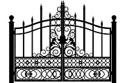 Ornamental Metal Fence Design Vector, an Object Graphic by Designer_Momina (Thumbnail 11 of 13)