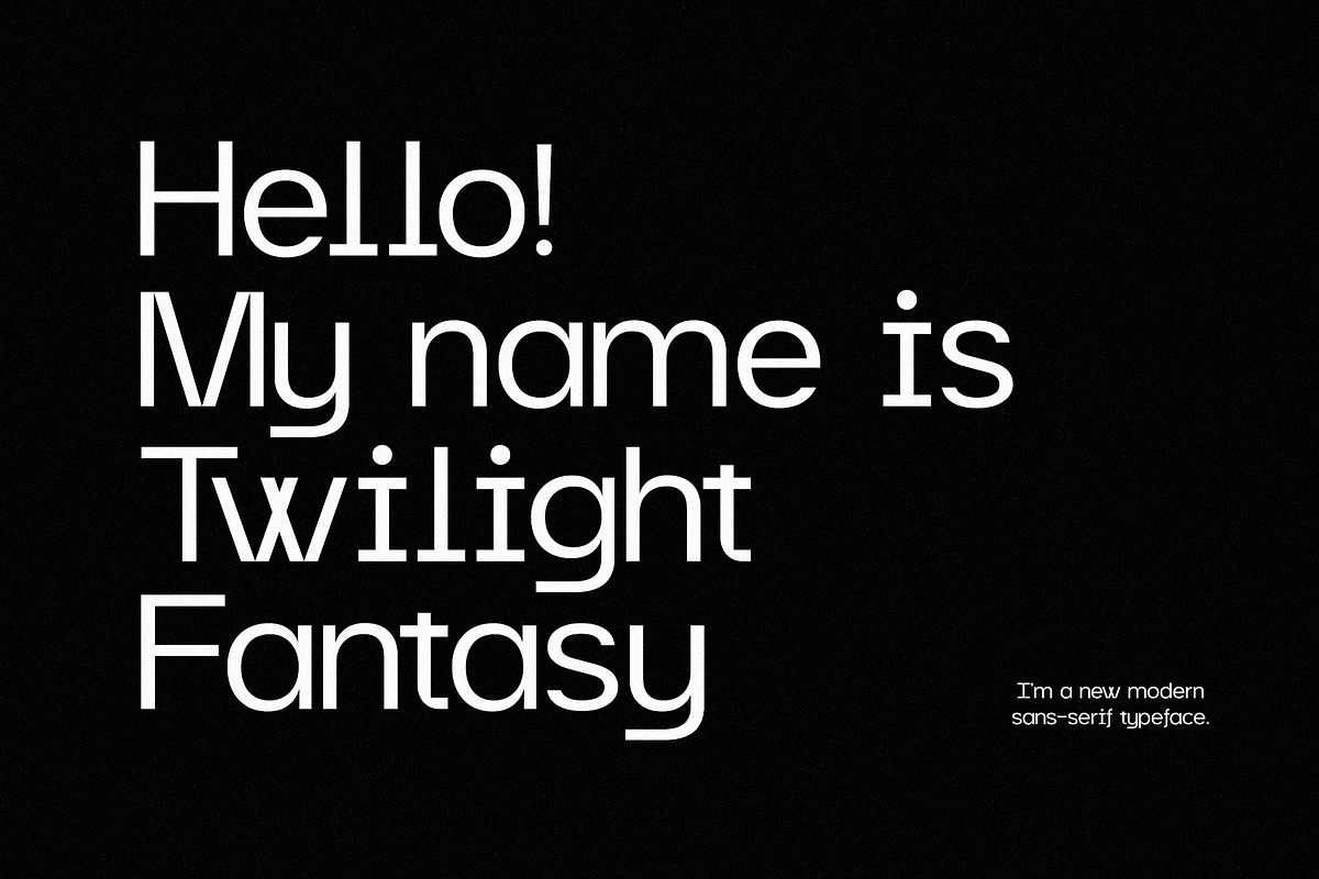 Twilight Fantasy - Unique Sans Serif, a Sans Serif Font by spectertype (Photo 2 of 11)