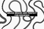 Hair Brushes Procreate, a Brush Add-On by Easy Procreate (Thumbnail 7 of 10)