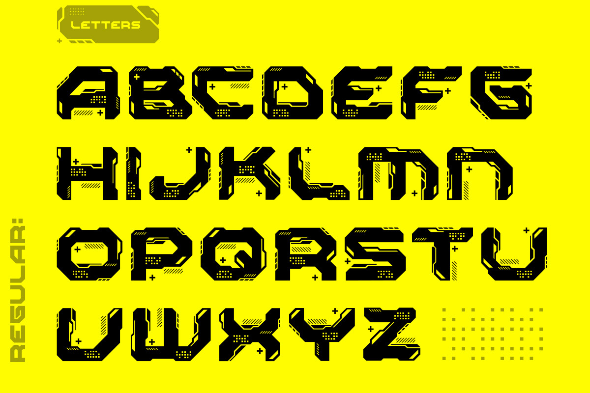 Cyberpunk Style Font, a Font by Sentavio (Photo 2 of 10)