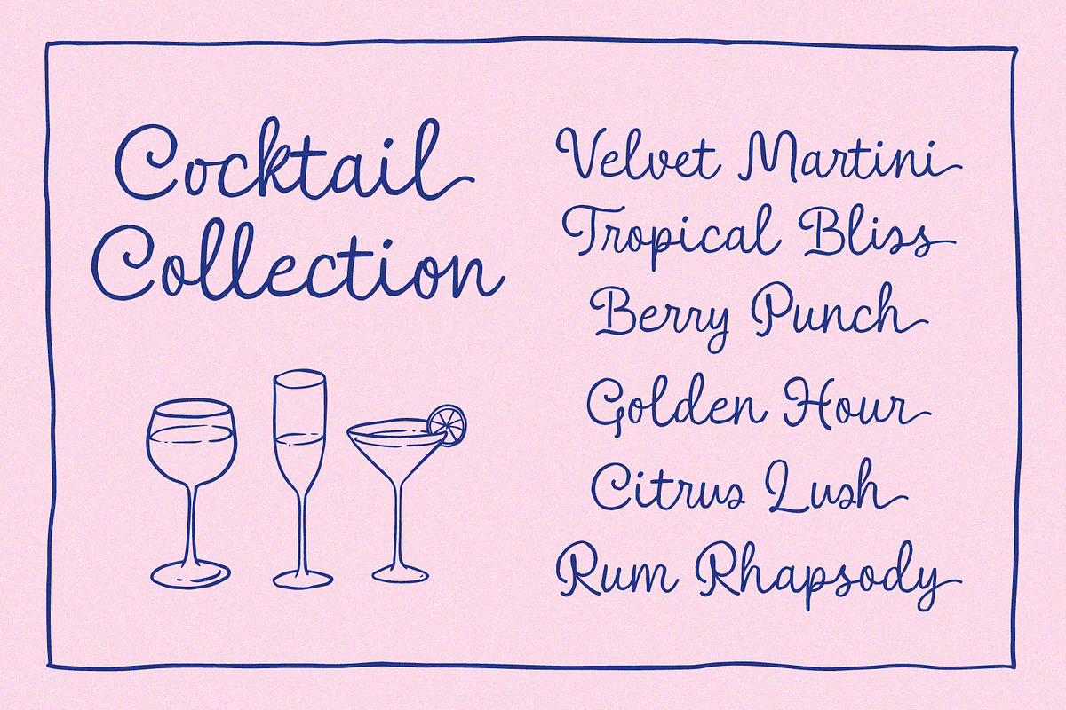 Tasteful Gourmet Script, a Script Font by Ef Studio (Photo 8 of 11)