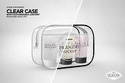 Clear Zipper Case Packaging Mockup, a Cups & Container Mockup by INCDesign (Thumbnail 6 of 10)
