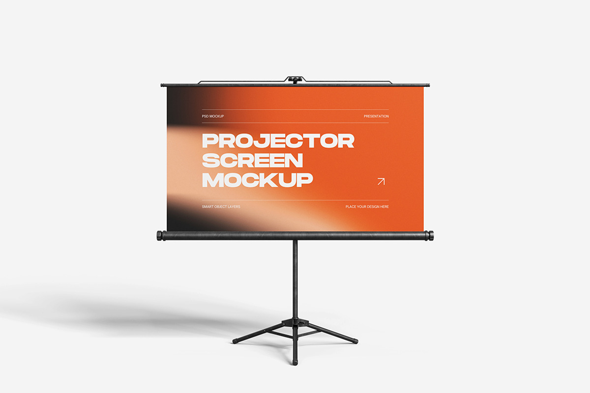 Projector Screen Mockup, a Product Mockup by MrLetters