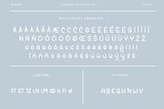Rosefana - Simple Display Font, a Sans Serif Font by Bilahstudio (Thumbnail 11 of 13)
