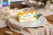 Honey Bee Birthday Food Tent Cards, an Invitation Template by Digital_Mind (Thumbnail 1 of 3)