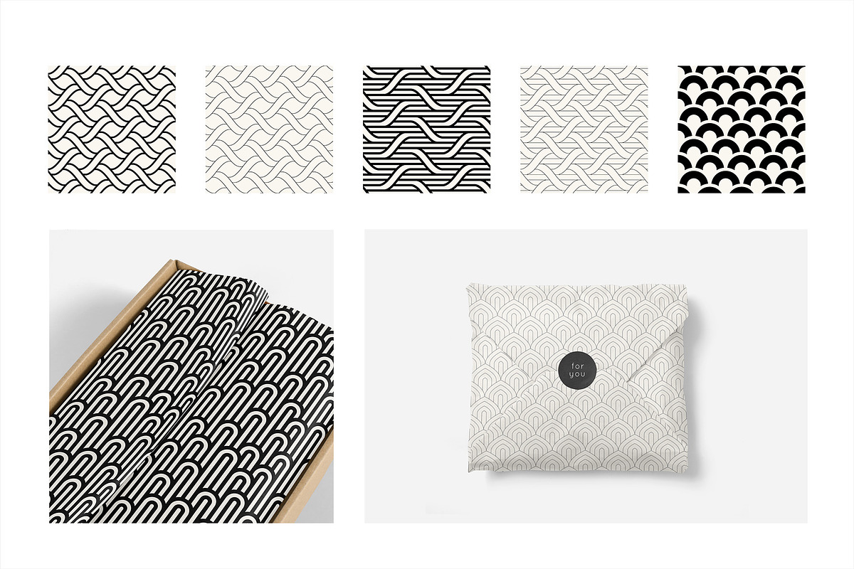 Art Deco Bundle  |  125 Patterns, a Pattern Graphic by Curly_Pat (Photo 10 of 13)