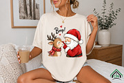 Santa Reindeer Boop PNG, a Seasonal Illustration by Craft Nest (Thumbnail 5 of 6)
