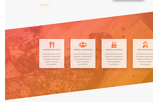 Meat Me - Restaurant Landing Page