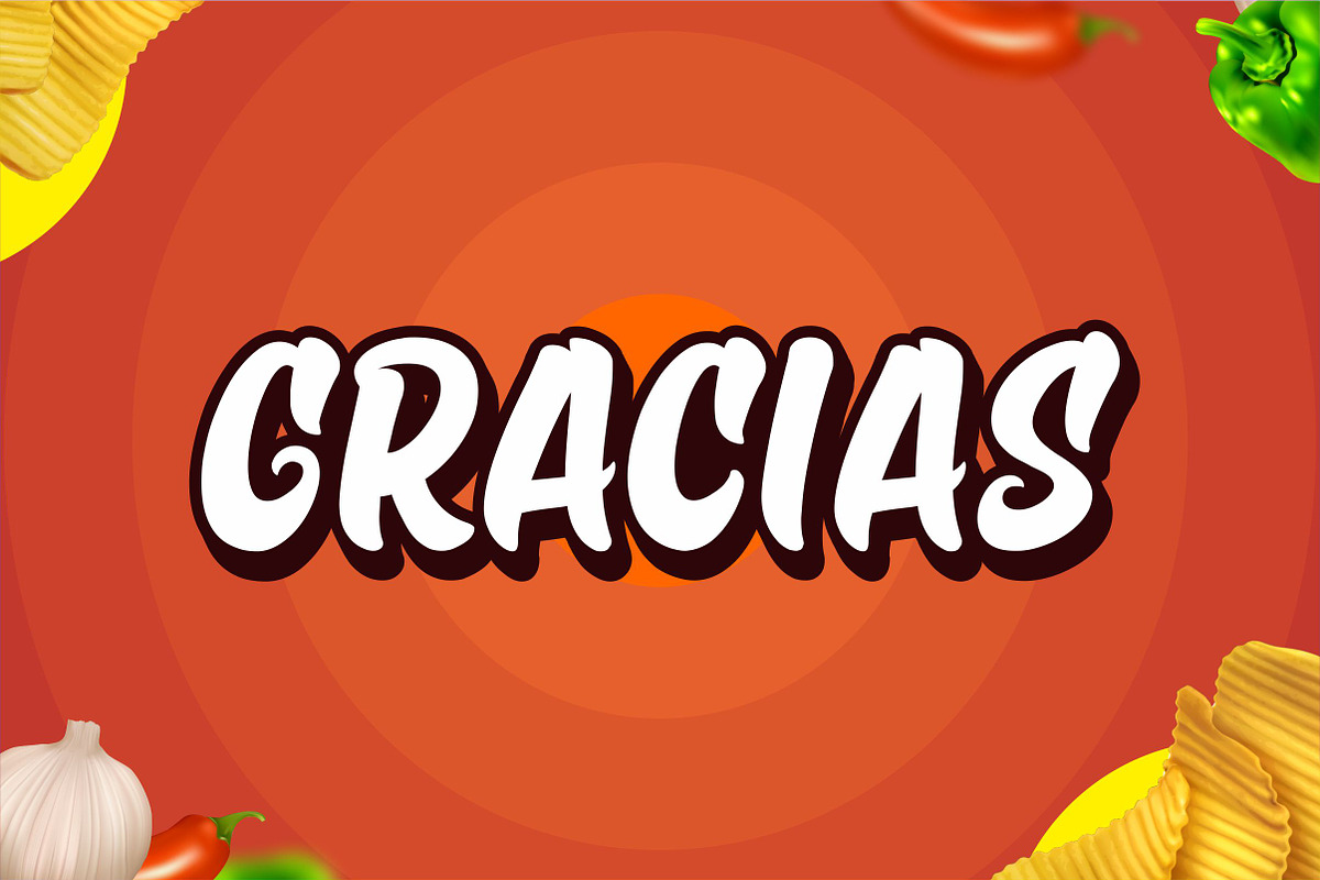 Osaka Chips Fun Font, a Sans Serif Font by ErgibiStudio (Photo 9 of 9)
