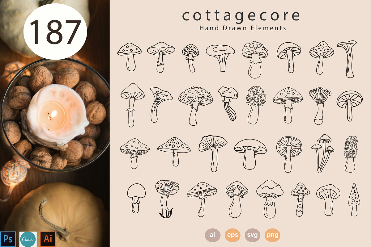 AUTUMN Cozy Clip Art and Patterns, a Graphic by Katrinelly (Photo 5 of 13)