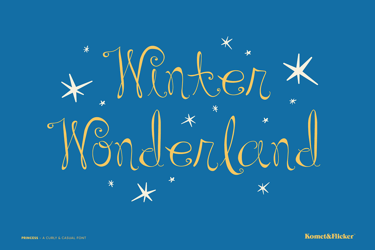 Princess - A Curly & Casual Font preview 4