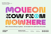 Blanc Groove Inktrap, a Sans Serif Font by Godbless Studio (Thumbnail 4 of 12)