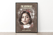 Portrait Art Photo Effect Template, an Action Add-On by Photoshop Action (Thumbnail 5 of 18)