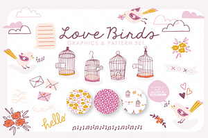 Love Birds | Vector Set