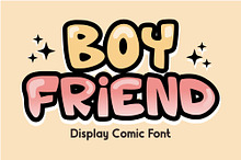 Boy Friend - Cartoon Font Types
