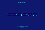 Cropor - Modern Display Typeface, a Font by Letterna (Thumbnail 1 of 4)