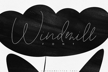 Windmill Font, a Handwritten Font by Anna