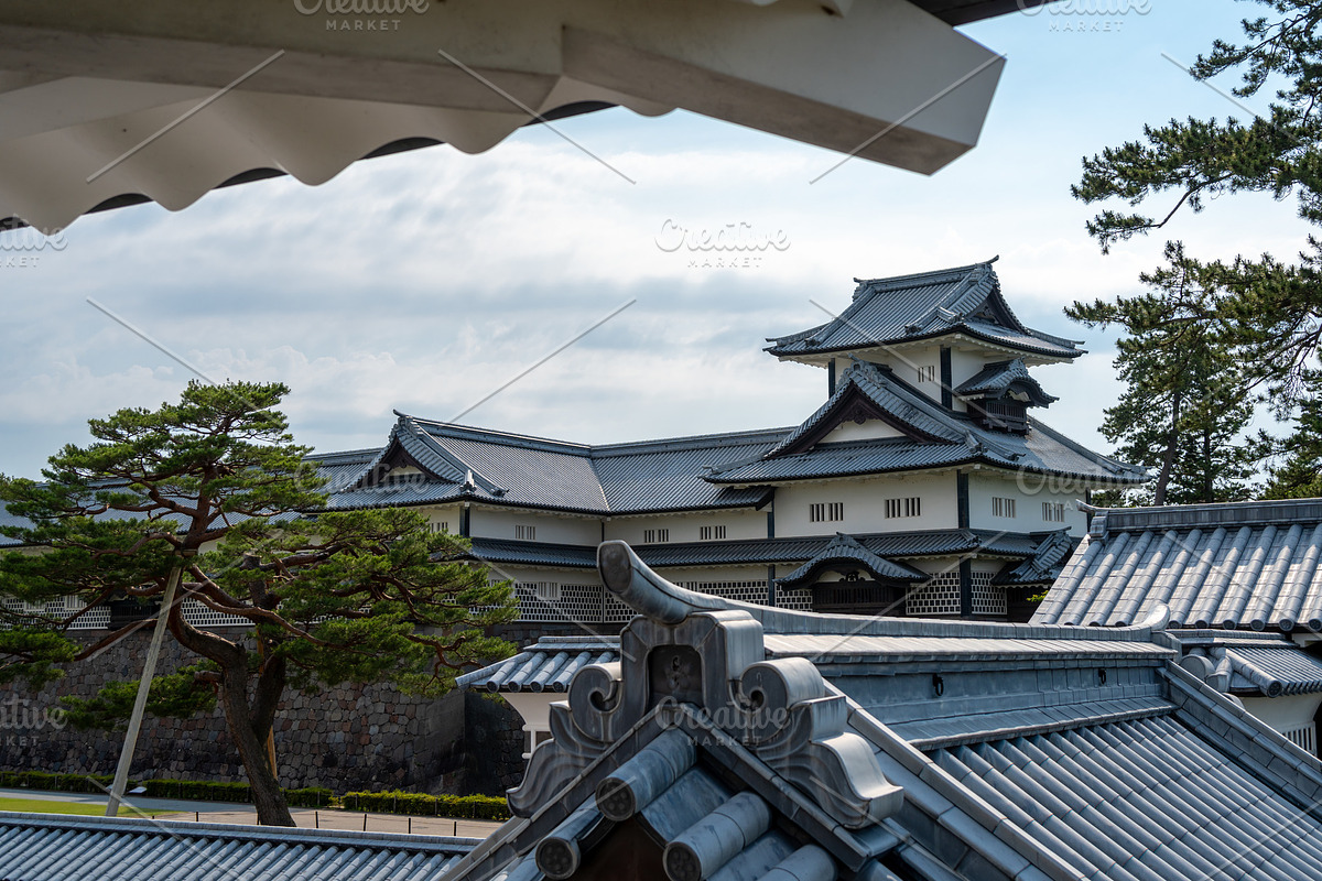 Kanazawa Castle in Japan on Summer Day, an Architecture Photo by GoodGoods (Photo 1 of 2)