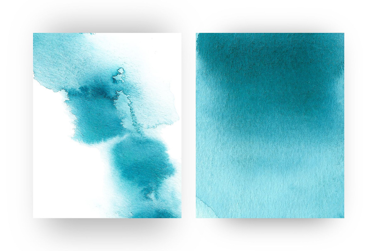 Teal Blue abstract backgrounds, a Texture Graphic by Kolorata Art (Photo 2 of 5)