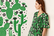 Cacti, a Pattern Graphic by Mona Monash (Thumbnail 2 of 7)