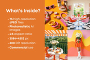 Groovy Style Stock Photo Bundle, a Beauty & Fashion Photo by Selenique Studio (Thumbnail 2 of 9)