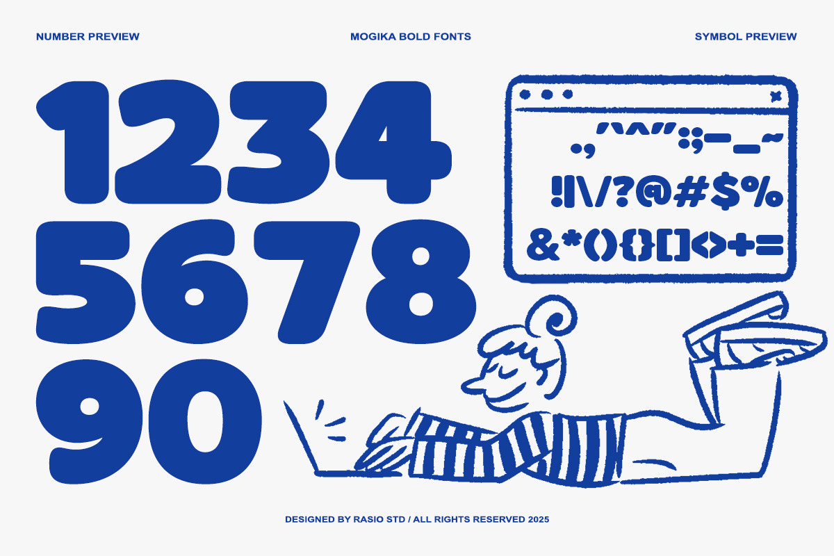 Mogika Display Bold Font, a Sans Serif Font by Rasio Studio (Photo 3 of 9)