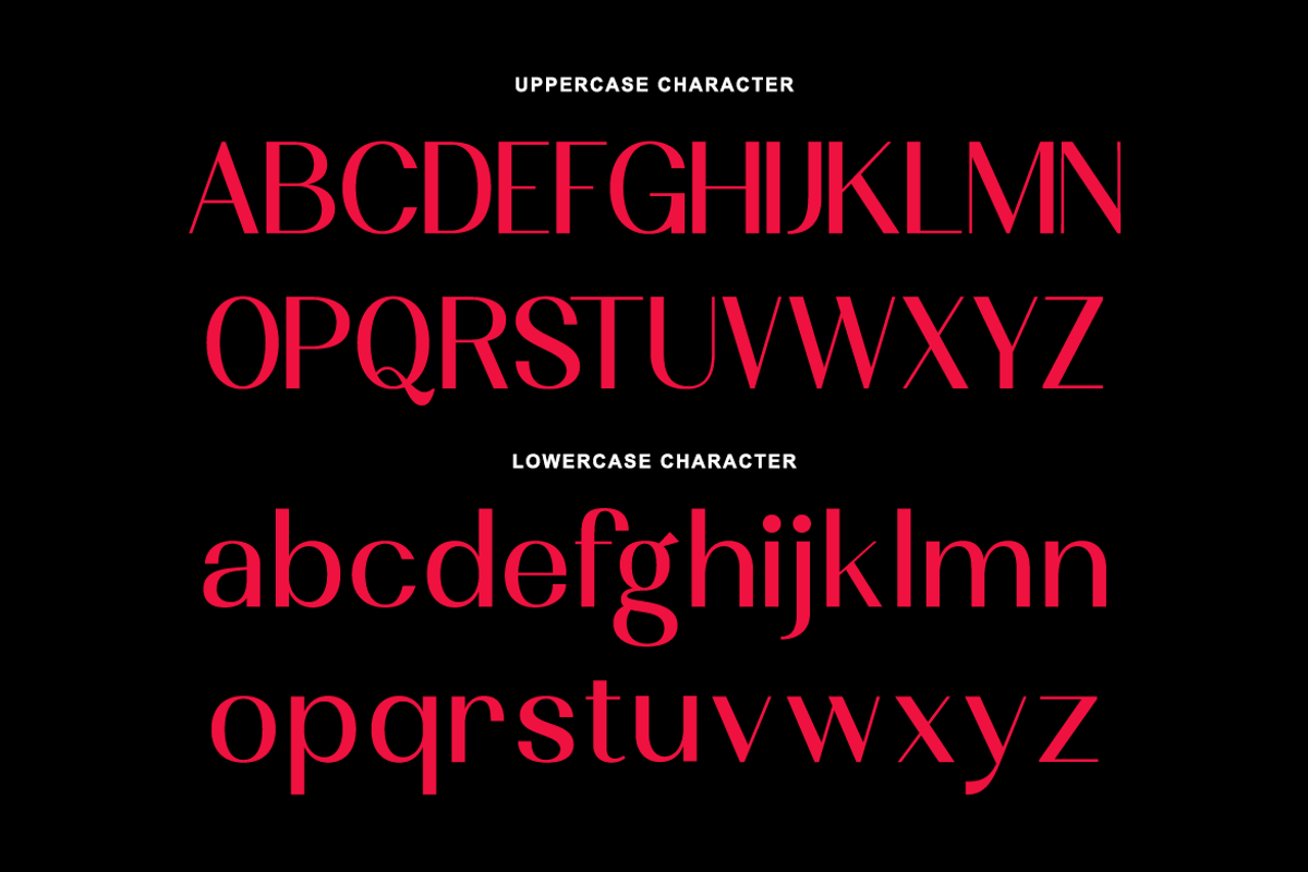 Ruciena Modern Elegant Display Font, a Sans Serif Font by Rasio Studio (Photo 2 of 10)