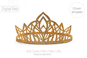 Princess crown svg tiara cut file, an Object Illustration by DigitalArsiart (Thumbnail 2 of 6)