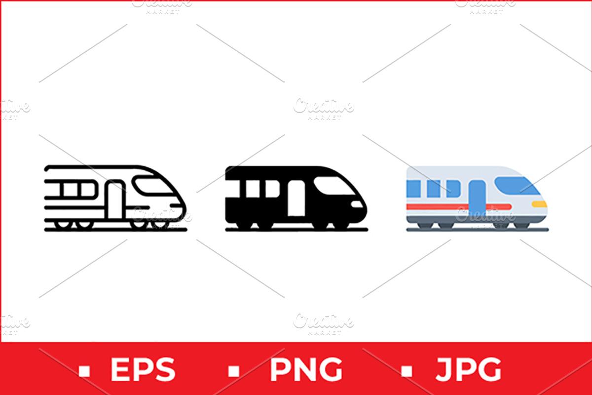 Train Vector Icons, a Solid Icon by Artonix (Photo 1 of 2)