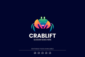 Gradient Modern Crab Logo Design, a Branding & Logo Template by Artnivora.Std