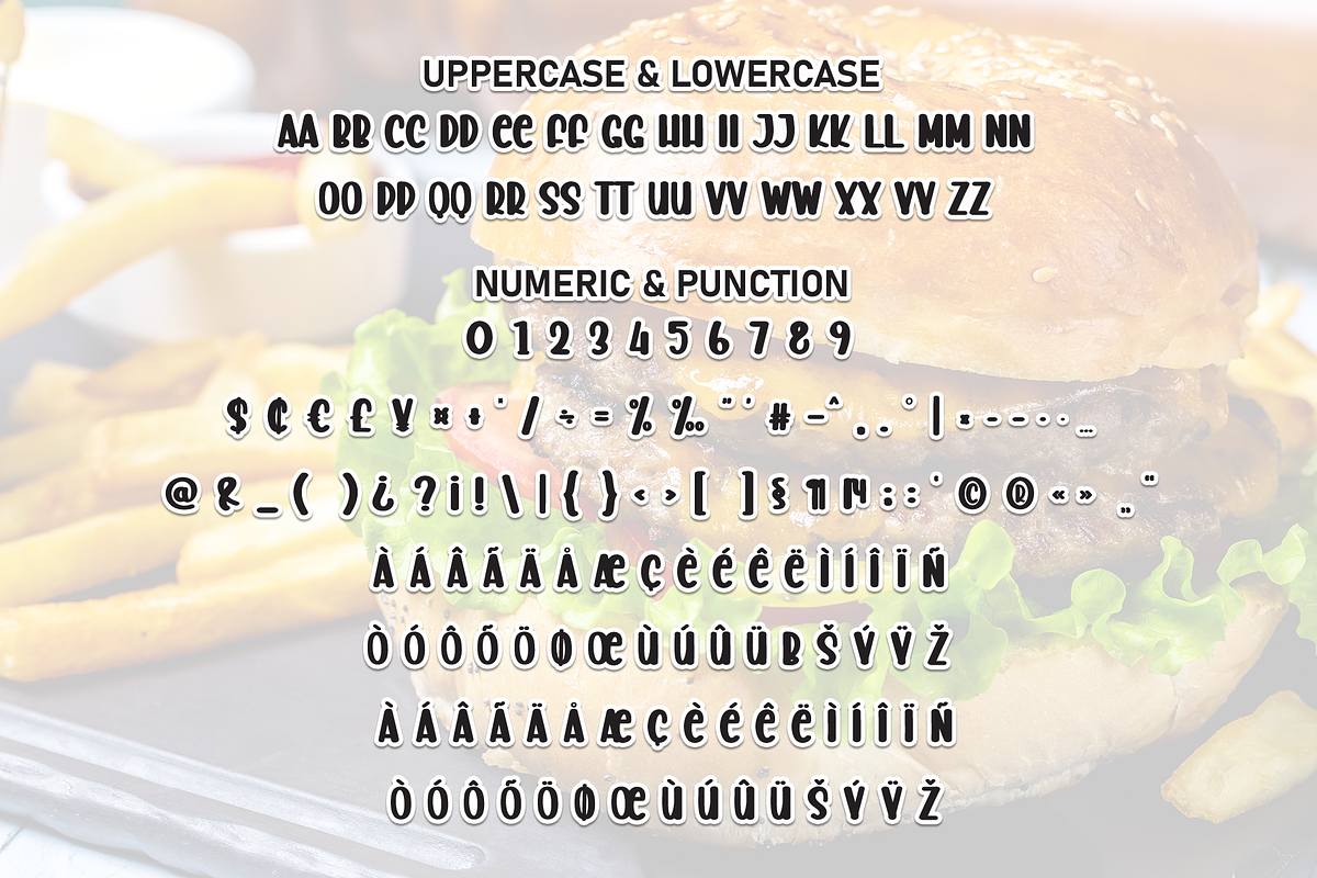 Burger | Script Font, a Script Font by Scratchones (Photo 7 of 8)