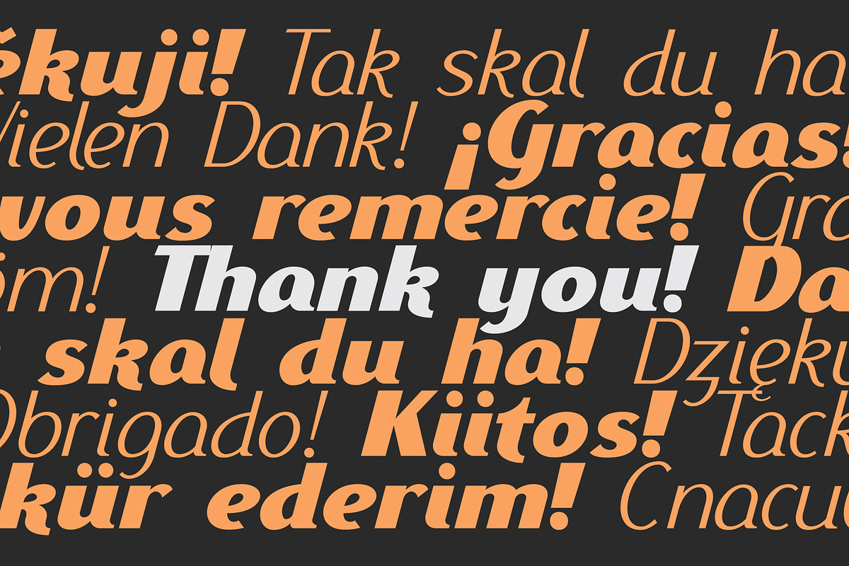 Ethna Italic, a Sans Serif Font by NREY (Photo 5 of 5)