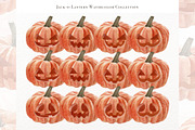 Jack-o-lantern, Halloween Watercolor, an Illustration by May • SHO (Thumbnail 4 of 5)