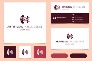 Artificial intelligence logo design, an Object Illustration by Aimagenarium@gmail.com