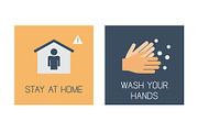 Covid-19 prevention infographic, an Icon by Paper Cards (Thumbnail 2 of 5)