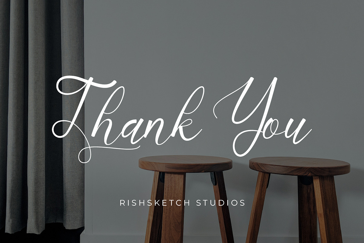 Barestan - Modern Signature Script, a Script Font by Rishsketch (Photo 13 of 13)
