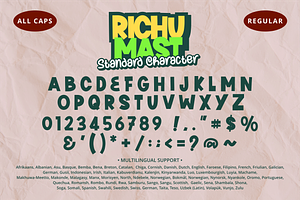 Richu Mast Font