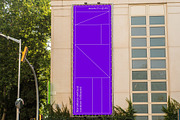 Barcelona Vertical Billboard Mockup, an Advertising Mockup by M-up (Thumbnail 1 of 3)