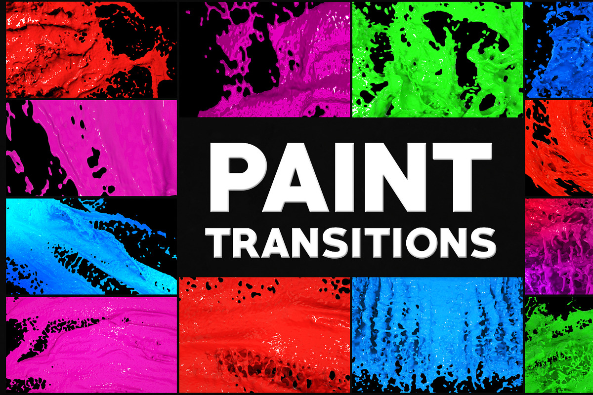 Paint Transitions | After Effects, a Templates & Theme by FlashFXbox (Photo 1 of 2)