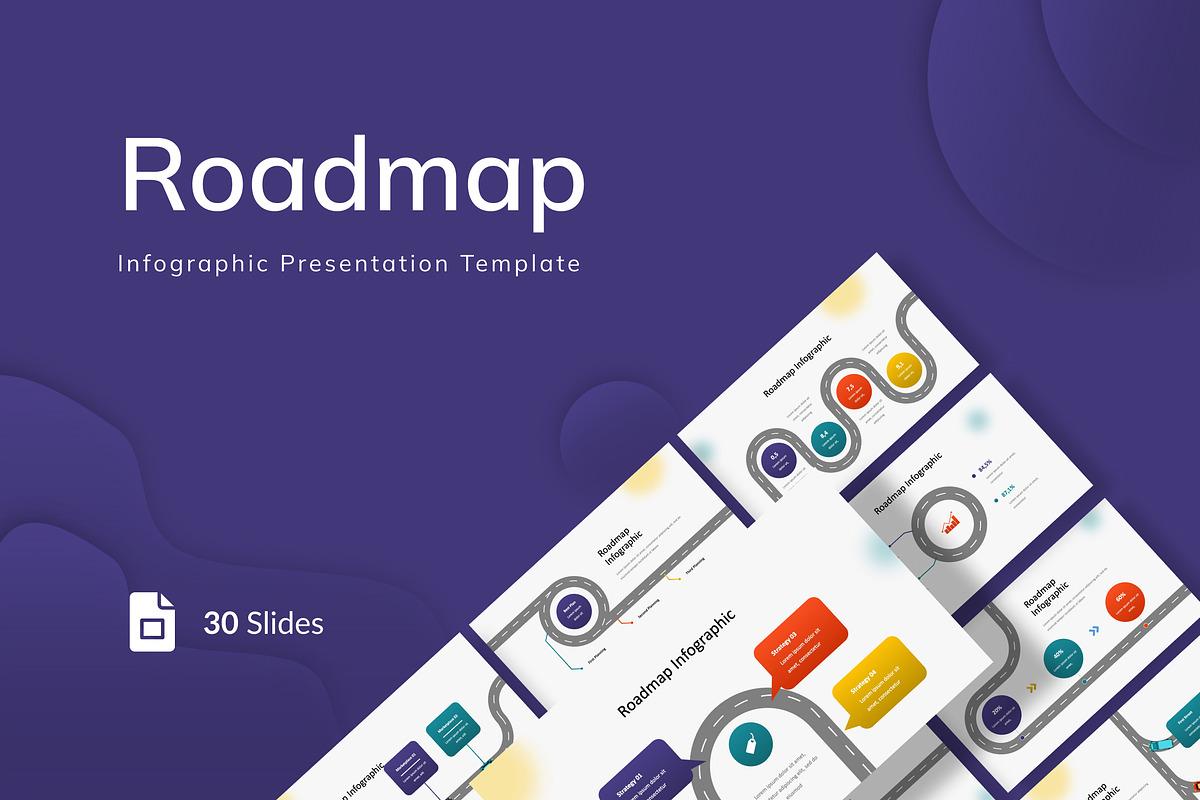 Roadmap Infographic Google Slide, a Presentation Template by Antstheme