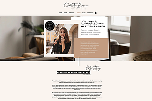 Wix Website Template Coaching