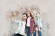 Costume Family Watercolor Art, an Action Add-On by MRI STUDIO (Thumbnail 16 of 27)
