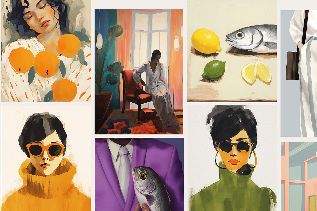 Modern Eclectic Prints & Posters, a Background Graphic by Laras Wonderland (Photo 4 of 10)