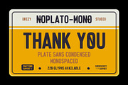 Noplato Mono - Condensed Monospaced, a Sans Serif Font by Drizy (Thumbnail 10 of 10)
