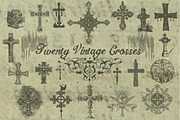 20 Vintage Crosses, an Illustration by Baydream (Thumbnail 1 of 3)