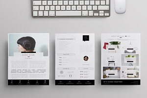 Blog Media Kit Template | 3 Pages