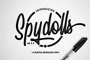 Spydolls - Playful Marker Fonts, a Script Font by SemutHitam Creative (Thumbnail 1 of 8)
