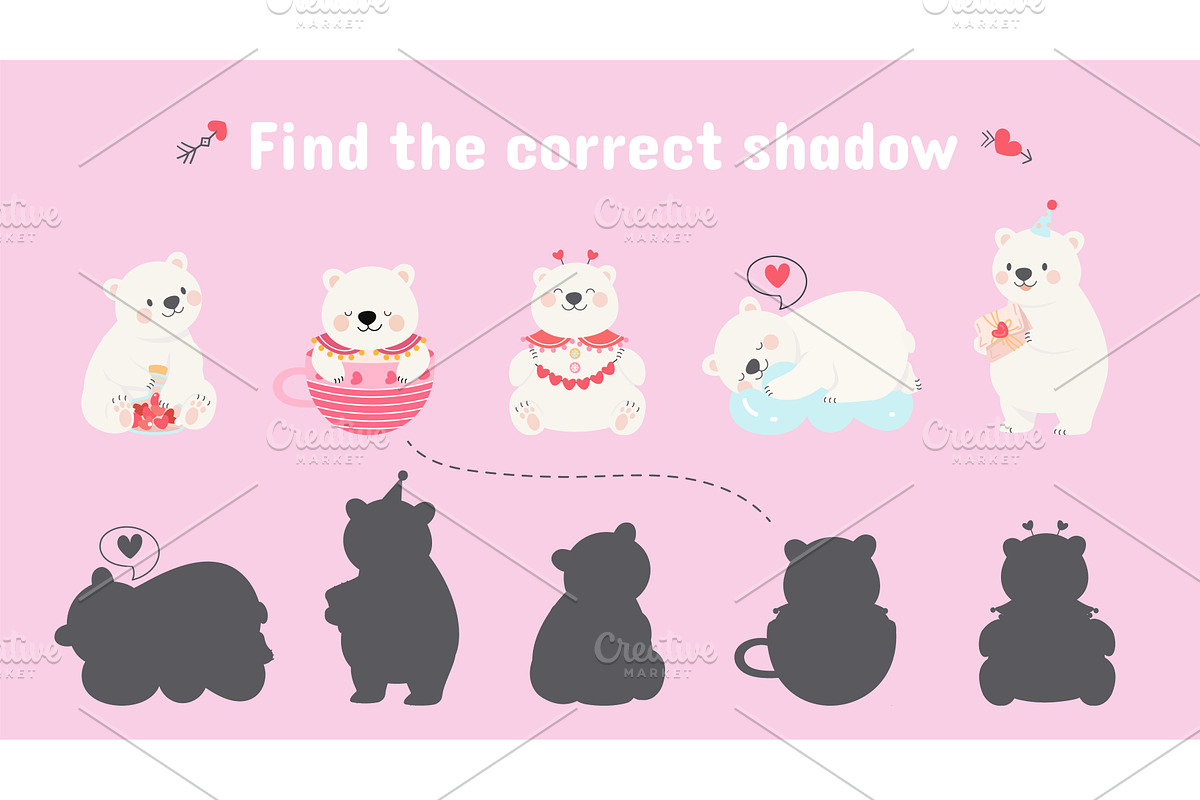 Children play with valentines day, an Animal Illustration by Valerie Bodnar